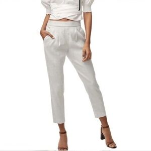 Aritzia Babaton Cohen white pant small